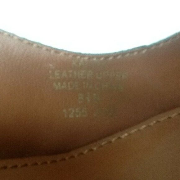 new Size 8.5 Narrow COGNAC & CREAM Ralph Lauren KALIDA Spectator Slingback Shoes - Picture 9 of 11